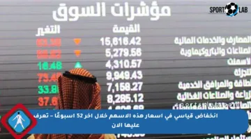 انخفاض قياسي في أسعار هذه الأسهم خلال آخر 52 أسبوعًا – تعرف عليها الآن